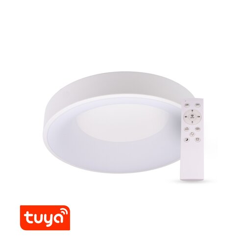 SMART Tuya LED svítidlo ZULU 48W, CCT, kulaté, bílé 1