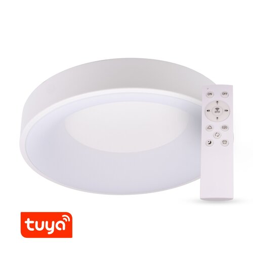 SMART Tuya LED svítidlo ZULU 60W, CCT, kulaté, bílé 1