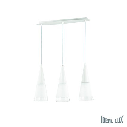 Závěsné svítidlo Ideal Lux CONO SB3 BIANCO, 112381 1
