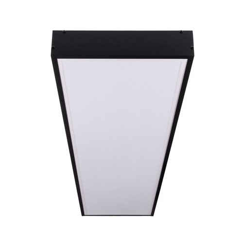 Rám LED panelu 30x120cm 65mm pro přisazení černý 1