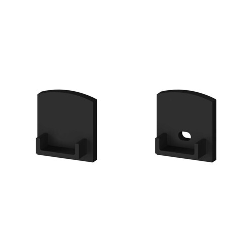 Pár koncovek profilu P4-4 černé Pár koncovek profilu P4-4 černé 1