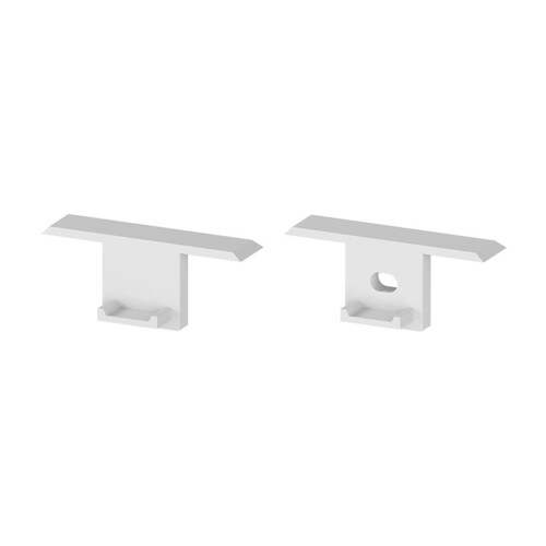 Pár koncovek profilu P6-4 šedé Pár koncovek profilu P6-4 šedé 1