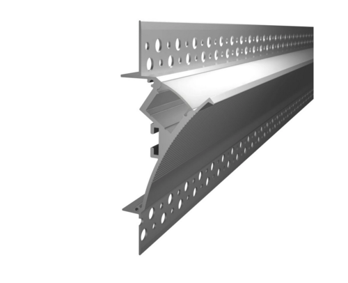 Hliníkový LED profil na stěnu RECESSED 15, zapuštěný, stříbrný Hliníkový LED profil na stěnu RECESSED 15, zapuštěný, stříbrný 1