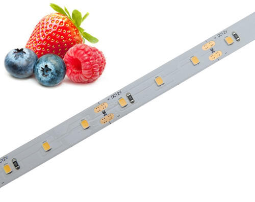 Potravinářský pásek: OVOCE, 5000-5500K, 12W/m, PROFI, 12V, IP20, 60LED/m, SMD2835, záruka 5 let 1