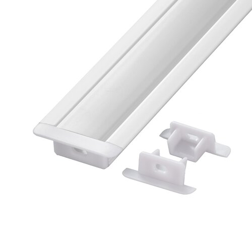 Koncovka profilu V5W bílá, hranatá 1