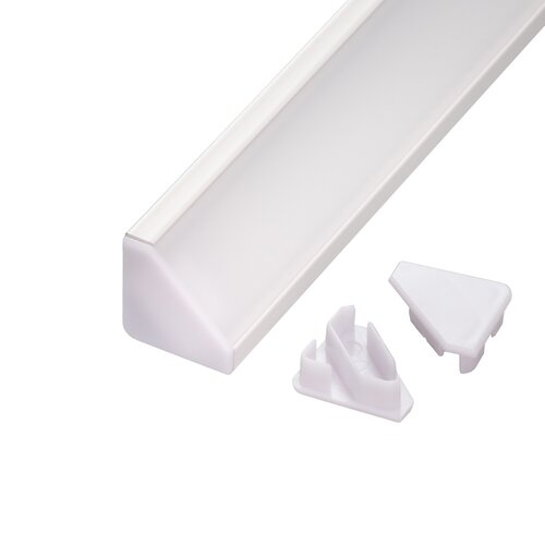 Koncovka profilu R6W bílá 1