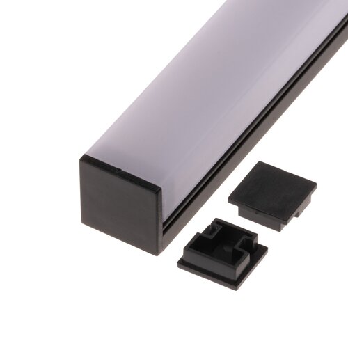 Koncovka profilu N8H černá Koncovka profilu N8H černá 1