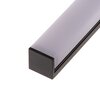 LED profil N14C - nástěnný černý 2