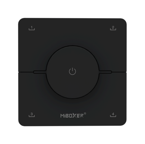Nástěnný ovladač CCT, 2.4GHz, 2 x AAA, černý, K0-B, Mi-Light Nástěnný ovladač CCT, 2.4GHz, 2 x AAA, černý, K0-B, Mi-Light 1