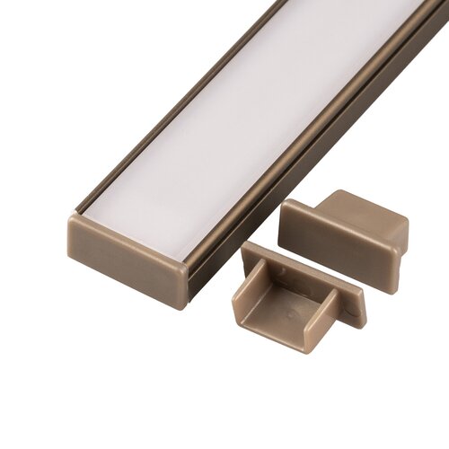 Koncovka profilu N14B bronzová 1