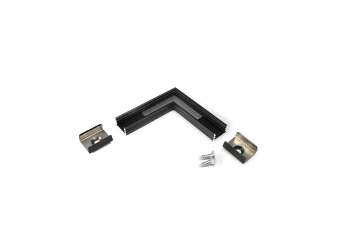 SLIM8 Rohová spojka černý elox, 89150021 1