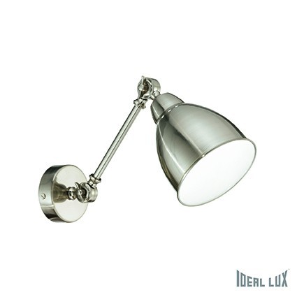 Nástěnná lampa Ideal Lux Newton AP1 nickel 016399 1