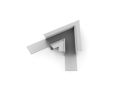 VARIO30-05 rohová spojka 60 st eloxovaná, V4720020s 1