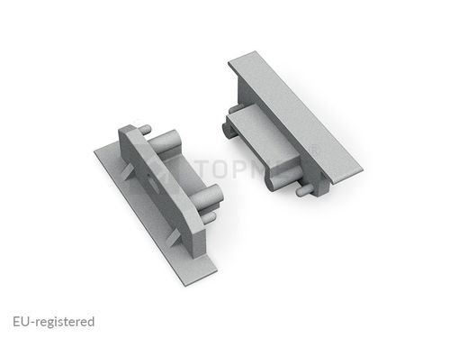 GROOVE14 koncovka stříbrná GEN2 SQ s otvorem, A3980040 1