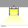 LED profil VARIO30-02 přisazený, Eloxovaný hliník, ACDE-9/TY LED profil VARIO30-02 přisazený, Eloxovaný hliník, ACDE-9/TY 2