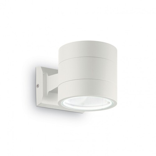 Venkovní nástěnné svítidlo Ideal Lux  SNIF AP1 ROUND BIANCO, 144283,  1