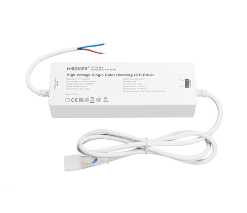 Vysokonapěťový jednobarevný přijímač, stmívatelný, Max. 400W, RF 2.4GHz, 220VDC, 230VAC, HF1-P400V220, Mi-Light Vysokonapěťový jednobarevný přijímač, stmívatelný, Max. 400W, RF 2.4GHz, 220VDC, 230VAC, HF1-P400V220, Mi-Light 1