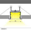 LED profil VARIO30-07 vestavný, černý, ACDE-9/U9 2