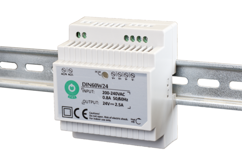 Napájecí zdroj na DIN lištu 60W 24V, DIN60W24 Napájecí zdroj na DIN lištu 60W 24V, DIN60W24 1