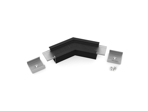 LINEA-IN20 rohová spojka 135 st černý elox, E4930021s LINEA-IN20 rohová spojka 135 st černý elox, E4930021s 1