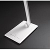 LED stolní lampička stmívatelná, 12W, volba teploty světla, USB, bílý lesk 2