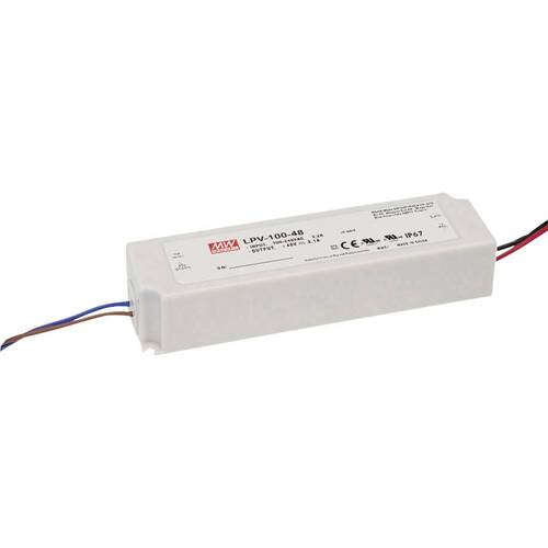 100W napájecí zdroj Meanwell, LPV-100-48, 48V, IP67 100W napájecí zdroj Meanwell, LPV-100-48, 48V, IP67 1