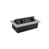 Vestavná nábytková zásuvka KOMBI BOX USB A+C, 2x250V, IP20, hliník, 3m, KOMB-AL-2FR-UAC-3,0-01  Vestavná nábytková zásuvka KOMBI BOX USB A+C, 2x250V, IP20, hliník, 3m, KOMB-AL-2FR-UAC-3,0-01  2