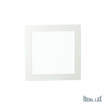 LED Stropní zápustné svítidlo Ideal Lux GROOVE FI1 20W SQUARE, 124001 max 1 x 20W LED / 240V,  1