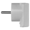 Vidlice úhlová pro prodlužovací kabel, bílá, IP20, 250 V~/16 A max. Vidlice úhlová pro prodlužovací kabel, bílá, IP20, 250 V~/16 A max. 2