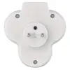 Rozbočovací zásuvka 3× kulatá, bílá, IP20, 250 V~/10 A max., vypínač Rozbočovací zásuvka 3× kulatá, bílá, IP20, 250 V~/10 A max., vypínač 2