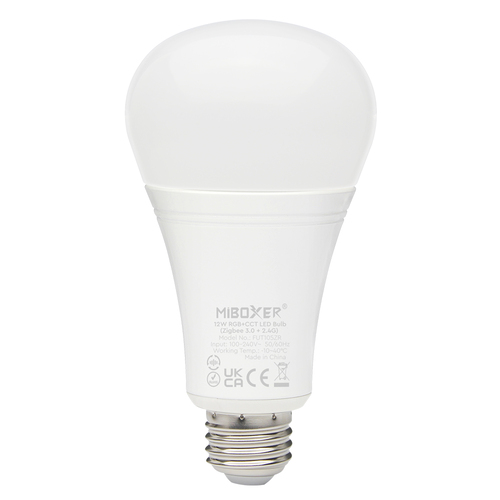 12W LED žárovka RGB + CCT, E27, Zigbee 3.0 + 2.4G, Mi-Light, FUT105ZR 1
