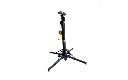 Stojan na reflektor, max. výška 4m, max.150kg, černý 1