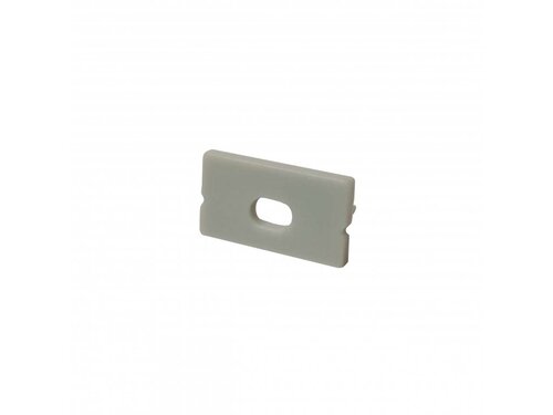 Koncovka profilu Surface 8 s otvorem, šedá 1