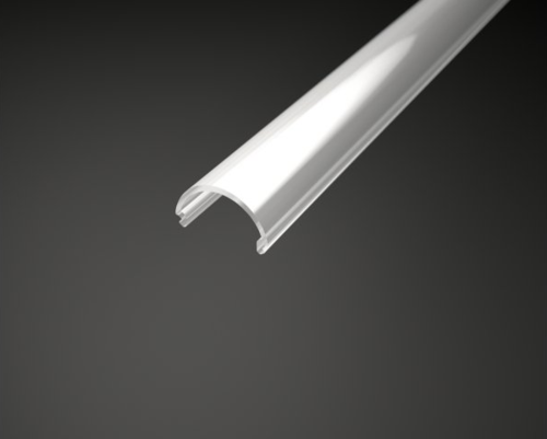 Difuzor půlkulatý pro profil SURFACE 8, mléčný 1