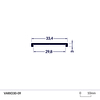 LED profil VARIO30-09, surový hliník LED profil VARIO30-09, surový hliník 2