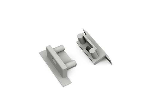 BEGTIN12 koncovka SQ grey s otvorem, C8970022 1