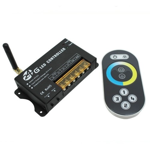 RF kontrolér dvoubarevný SMART2, 2 kanál, 12-24V, 16A, rádiový RF kontrolér dvoubarevný SMART2, 2 kanál, 12-24V, 16A, rádiový 1