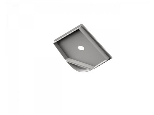 Koncovka pro profil CORNER 5 s otvorem, bílá Koncovka pro profil CORNER 5 s otvorem, bílá 1