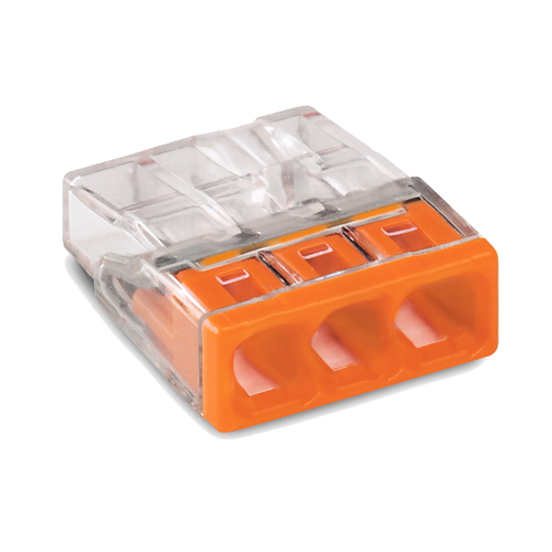 Wago svorka Compact 3x2,5, transparentní 1