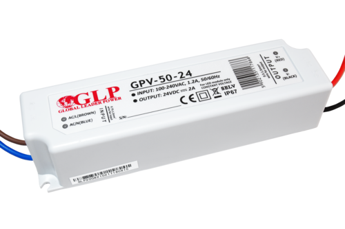 50W LED zdroj GPV-50-24, 2A, 24V  1