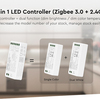Zigbee 3.0 LED přijímač 2v1 pro Jednobarevné/CCT pásky, Boxer, 12-24VDC, 12A, Mi-light, FUT035Z+ Zigbee 3.0 LED přijímač 2v1 pro Jednobarevné/CCT pásky, Boxer, 12-24VDC, 12A, Mi-light, FUT035Z+ 2