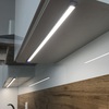 LED osvětlení do kuchyně  s PŘISAZENOU LIŠTOU, 1-5m, 12W/m, ovladač v liště, kompletní sada 2