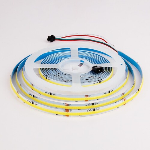 COB jednobarevný pásek 14W/m, 24VDC, 360LED, 10mm, IP20, CRI 90, 6500K, SPI1N01C, Mi-Light  1