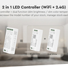 WIFI LED přijímač 2v1 pro Jednobarevné/CCT pásky, Boxer, WIFI + 2,4Ghz, 12-24VDC, 12A, Mi-light, FUT035W+ WIFI LED přijímač 2v1 pro Jednobarevné/CCT pásky, Boxer, WIFI + 2,4Ghz, 12-24VDC, 12A, Mi-light, FUT035W+ 2