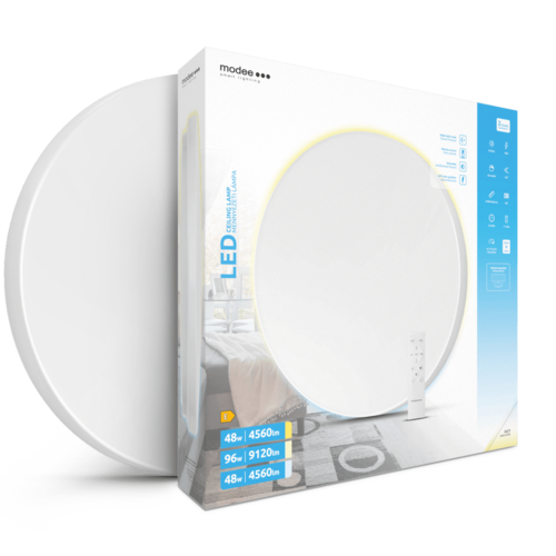 Modee Lighting LED stropní svítidlo, A-B202, 48W, CCT, CRI >85, IP20, dálkové ovládání 1
