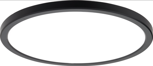 LED stropní svítidlo 18W, CCT + RGB, černé, kulaté, OP2941 1