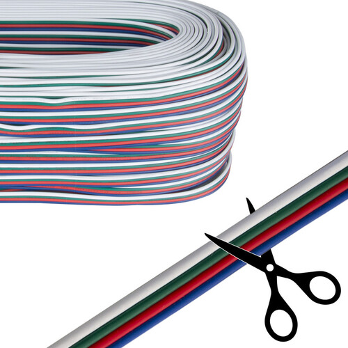 Čtyřžilový kabel, 4x0,5mm² Čtyřžilový kabel, 4x0,5mm² 1