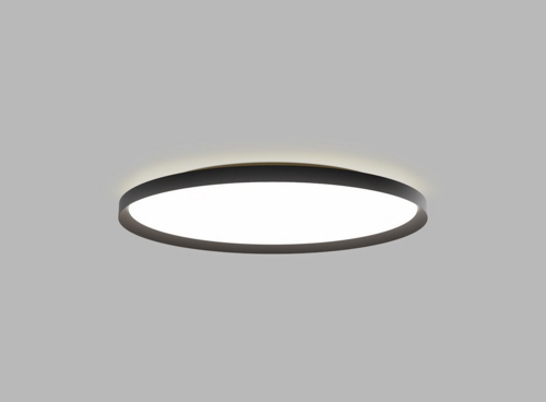 LED stropní svítidlo MOON 80, 88W, 220-240V, 6160lm, 2CCT 3000K/4000K, černé, TRIAC, DALI/PUSH 1
