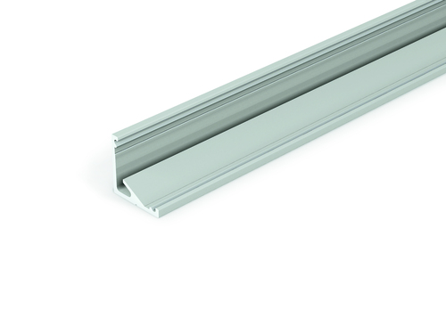 Rohový hliníkový profil CABI12, eloxovaný, E 1