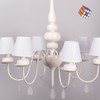 Závěsné svítidlo Ideal Lux Blanche SP6 bianco 035581 bílé 75cm   2